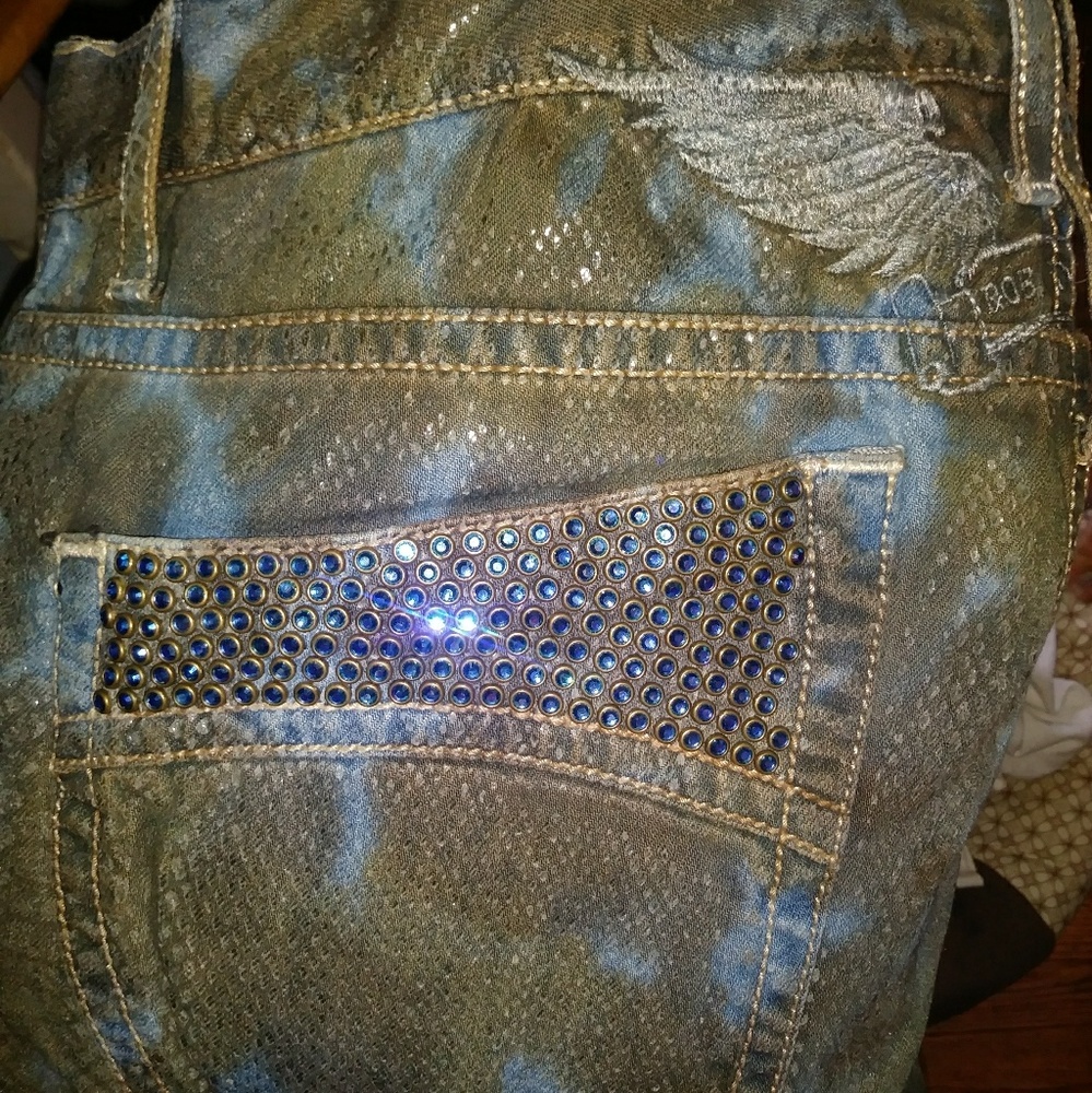 Snake Skin Robin Jeans